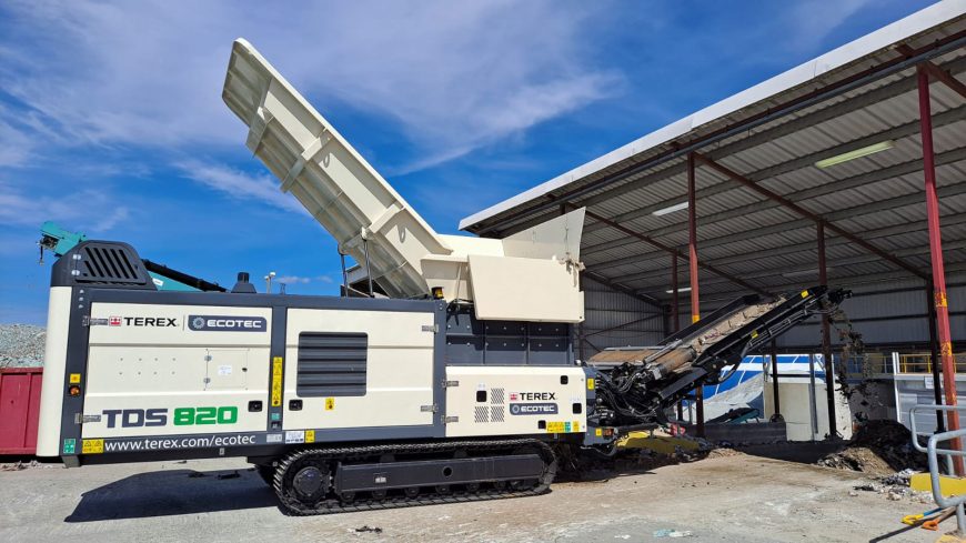 Terex Ecotec TDS 820 Slow Speed Shredder | Omnia Machinery