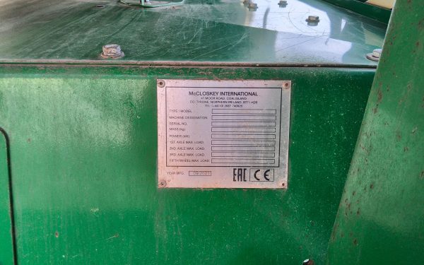 McCloskey R155 Scalping Screen