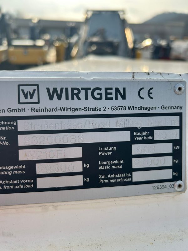 Wirtgen W 210 Fi Cold Planer